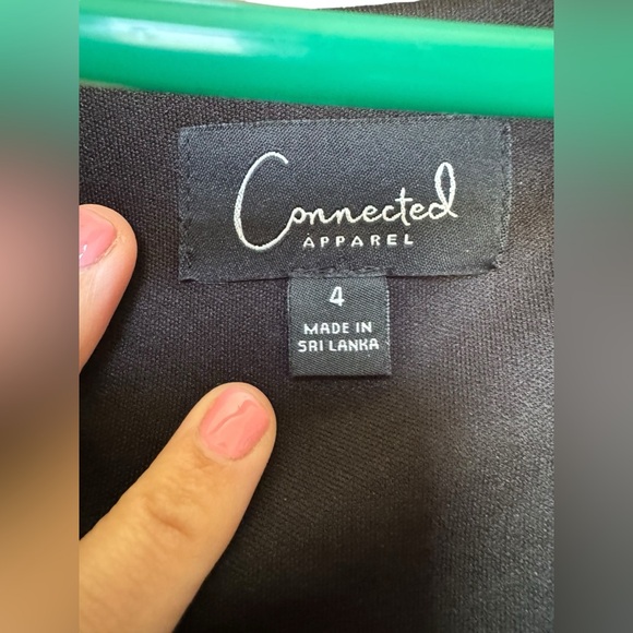 Connected Apparel Short-Sleeve Lace Sheath Dress - Picture 9 of 9